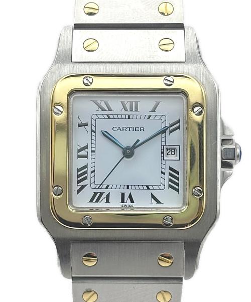 Cartier（カルティエ）Cartier (カルティエ) Santos Galbee サントスガルベLM Ref:2961 白文字盤 サイズ:LM/16.0㎝の古着・服飾アイテム