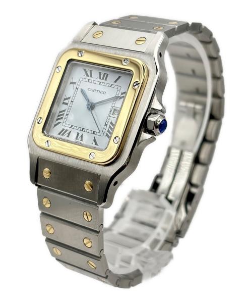 Cartier（カルティエ）Cartier (カルティエ) Santos Galbee サントスガルベLM Ref:2961 白文字盤 サイズ:LM/16.0㎝の古着・服飾アイテム