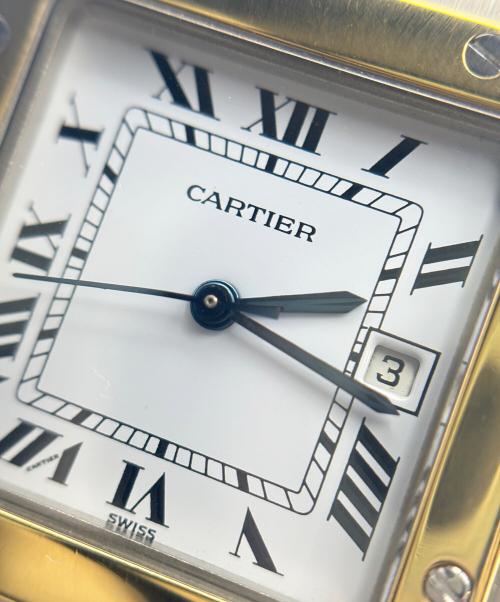 Cartier（カルティエ）Cartier (カルティエ) Santos Galbee サントスガルベLM Ref:2961 白文字盤 サイズ:LM/16.0㎝の古着・服飾アイテム