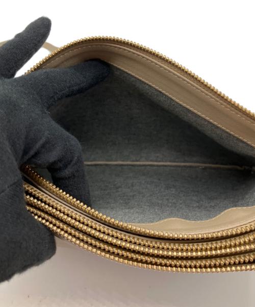 CELINE（セリーヌ）CELINE (セリーヌ) トリオ ラージ ショルダーバッグ ベージュの古着・服飾アイテム