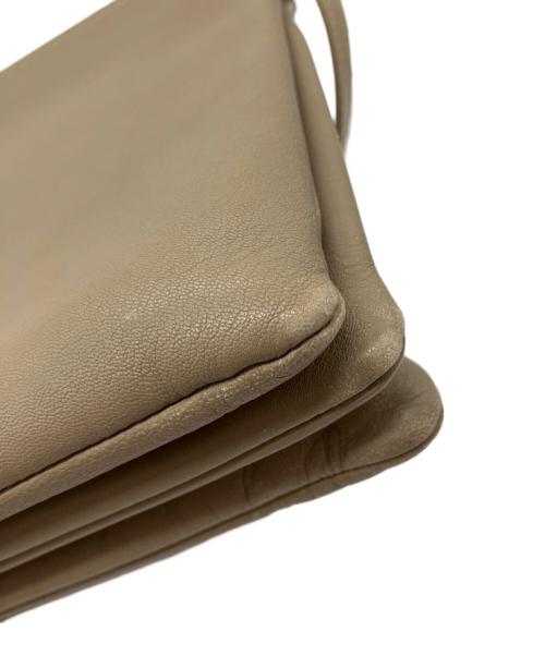 CELINE（セリーヌ）CELINE (セリーヌ) トリオ ラージ ショルダーバッグ ベージュの古着・服飾アイテム