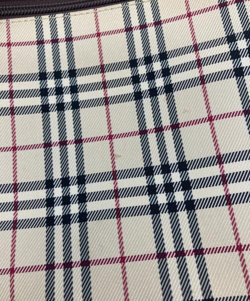 BURBERRY（バーバリー）BURBERRY (バーバリー) スクエアショルダーバッグ ベージュの古着・服飾アイテム