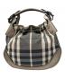 BURBERRY (バーバリー) ワンショルダーバッグ ネイビー×シルバー：18000円