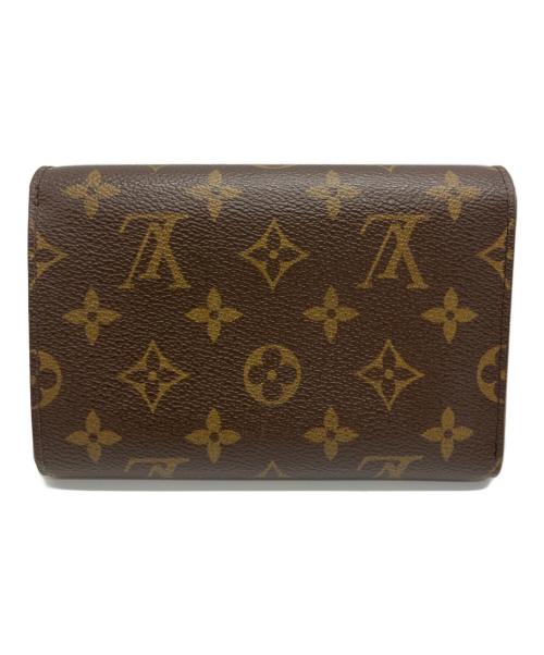 LOUIS VUITTON（ルイ ヴィトン）LOUIS VUITTON (ルイ ヴィトン) ポルトトレゾール エテュイ パピエ モノグラム ブラウンの古着・服飾アイテム