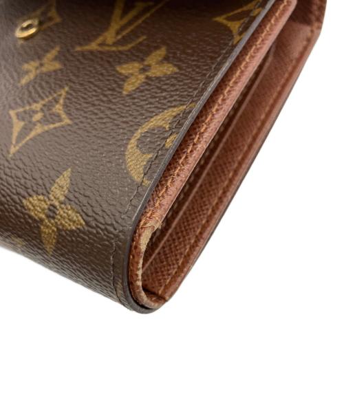 LOUIS VUITTON（ルイ ヴィトン）LOUIS VUITTON (ルイ ヴィトン) ポルトトレゾール エテュイ パピエ モノグラム ブラウンの古着・服飾アイテム