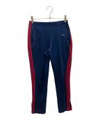 adidasアディダス）の古着「トラックパンツ」｜ネイビー×レッド