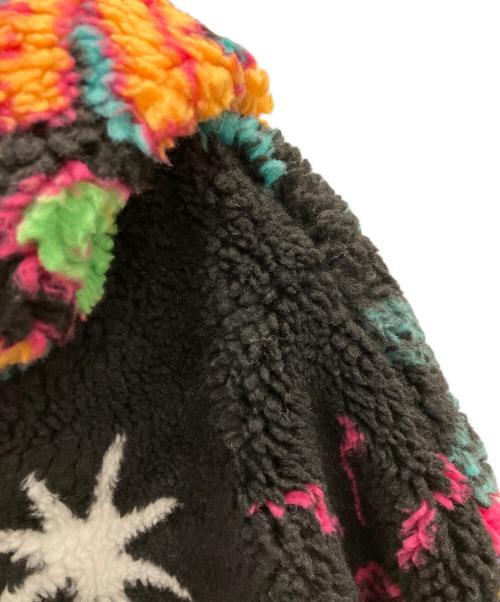 ZARA（ザラ）ZARA (ザラ) グラフティ柄フリースジャケット ブラック サイズ:SIZE XL 未使用品の古着・服飾アイテム