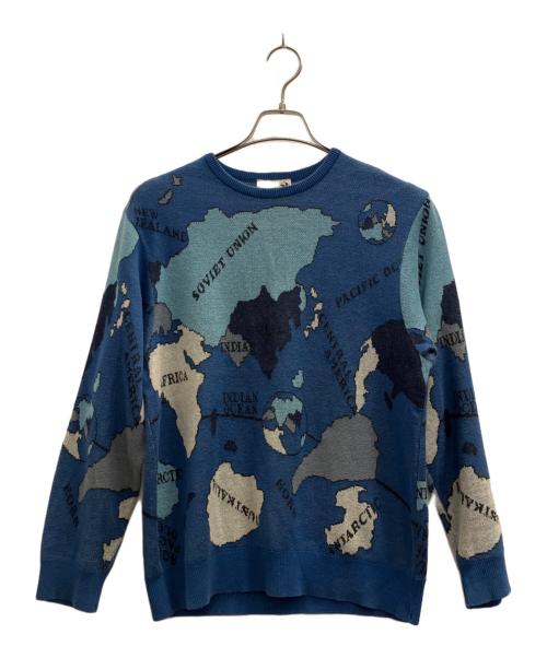 HAI SPORTTING GERA（ハイスポーティングギア）HAI SPORTTING GERA (ハイスポーティングギア) 薄手ニット ブルー サイズ:不明の古着・服飾アイテム