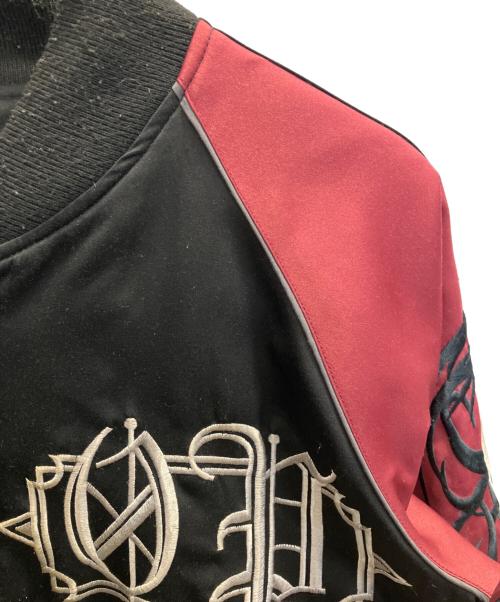 ONE PIECE（ワンピース）ONE PIECE (ワンピース) スカジャン ブラック×レッド サイズ:Ｌの古着・服飾アイテム