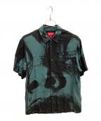 SUPREMEシュプリーム）の古着「半袖シャツ　My Bloody Valentine」｜ブラック×グリーン