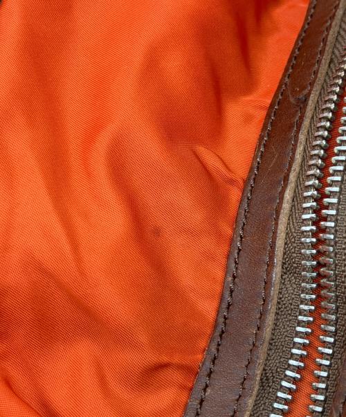 POLO RALPH LAUREN（ポロ・ラルフローレン）POLO RALPH LAUREN (ポロ・ラルフローレン) ショルダーバッグ カーキ×ブラウンの古着・服飾アイテム