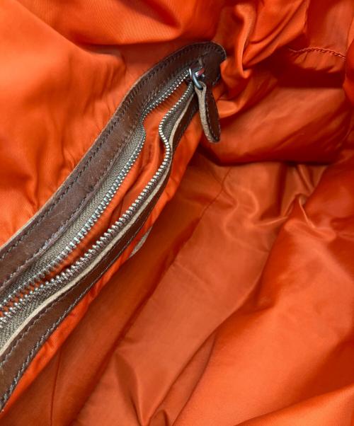 POLO RALPH LAUREN（ポロ・ラルフローレン）POLO RALPH LAUREN (ポロ・ラルフローレン) ショルダーバッグ カーキ×ブラウンの古着・服飾アイテム