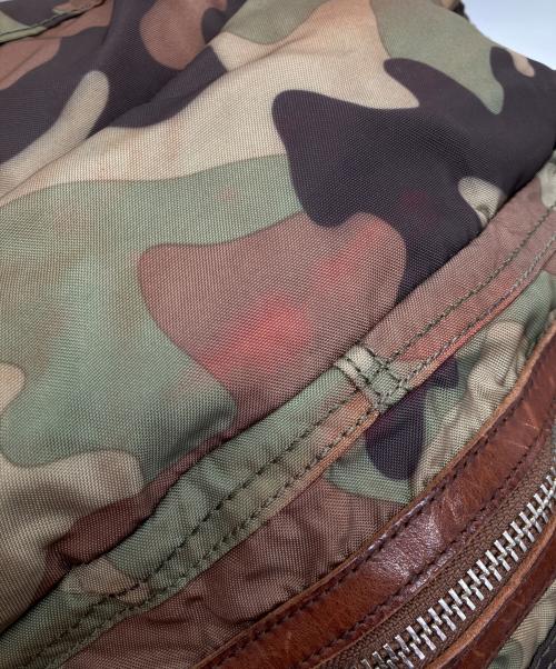 POLO RALPH LAUREN（ポロ・ラルフローレン）POLO RALPH LAUREN (ポロ・ラルフローレン) ショルダーバッグ カーキ×ブラウンの古着・服飾アイテム