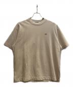 LACOSTEラコステ）の古着「別注moss stitch ShortSleeve T-shirts」｜ベージュ