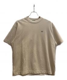 LACOSTE（ラコステ）の古着「別注moss stitch ShortSleeve T-shirts」｜ベージュ