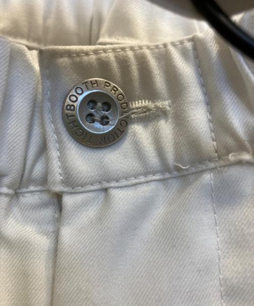 TIGHTBOOTH PRODUCTION（タイトブースプロダクション）TIGHTBOOTH PRODUCTION (タイトブースプロダクション) バギースラックス ホワイト サイズ:XLの古着・服飾アイテム