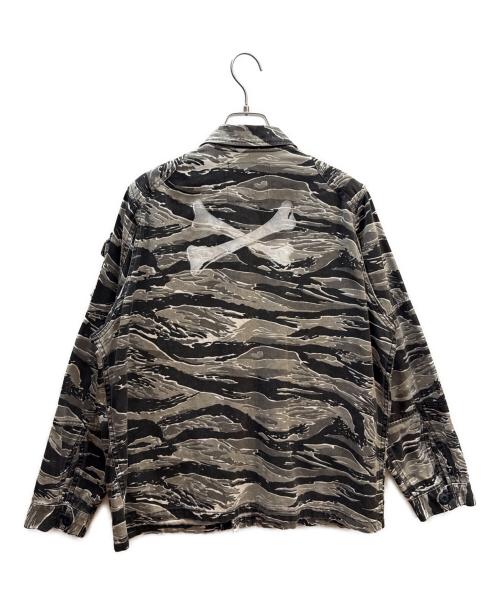 WTAPS（ダブルタップス）WTAPS (ダブルタップス) デニムジャケット ブラック×グレー サイズ:フリーの古着・服飾アイテム