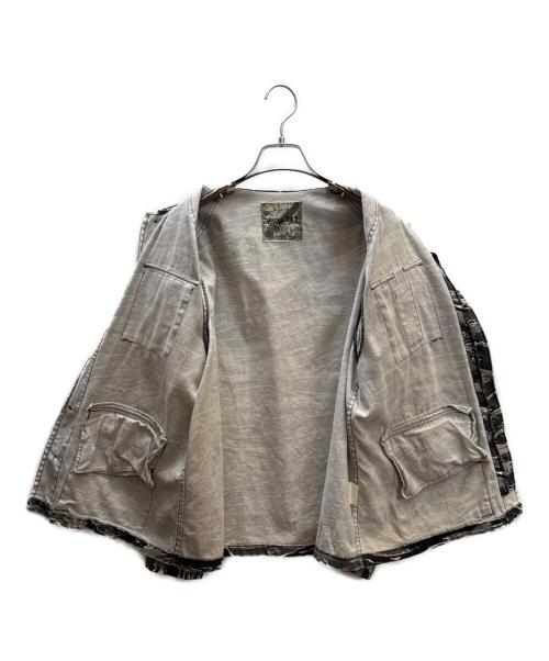 WTAPS（ダブルタップス）WTAPS (ダブルタップス) デニムジャケット ブラック×グレー サイズ:フリーの古着・服飾アイテム