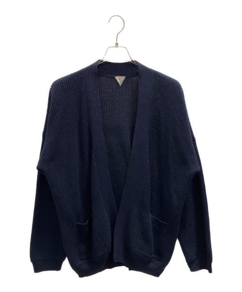 filmelange（フィルメランジェ）filmelange (フィルメランジェ) 厚手カーディガン ネイビー サイズ:フリーの古着・服飾アイテム