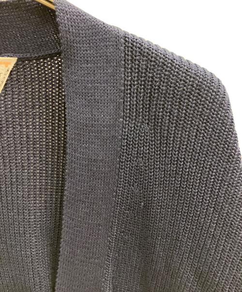 filmelange（フィルメランジェ）filmelange (フィルメランジェ) 厚手カーディガン ネイビー サイズ:フリーの古着・服飾アイテム