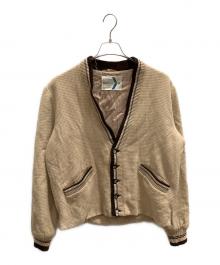BRENTS（ブレント）の古着「厚手カーディガン」｜ベージュ