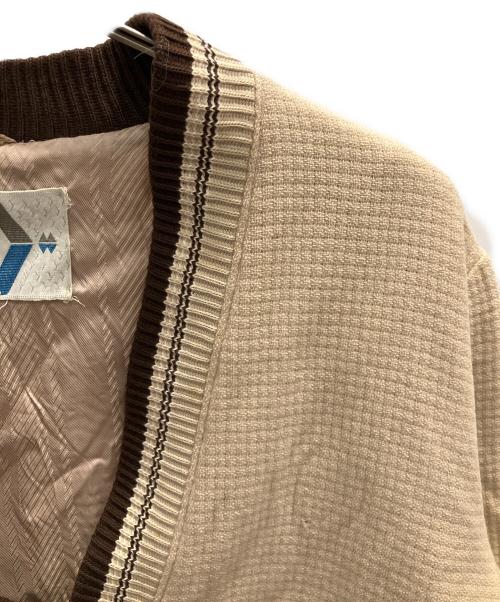 BRENTS（ブレント）BRENTS (ブレント) 厚手カーディガン ベージュ サイズ:表記無の古着・服飾アイテム