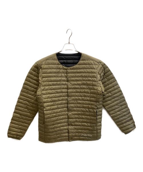 Teton Bros（ティートンブロス）Teton Bros (ティートンブロス) ハイブリッドインナーダウンジャケット カーキ サイズ:Мの古着・服飾アイテム