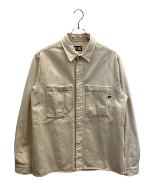 DIESEL（ディーゼル）DIESEL (ディーゼル) デニムジャケット ベージュ サイズ:Мの古着・服飾アイテム