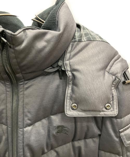 BLACK LABEL BURBERRY（バーバリーブラックレーベル）BLACK LABEL BURBERRY (バーバリーブラックレーベル) ダウンジャケット ブラック サイズ:Ｌの古着・服飾アイテム