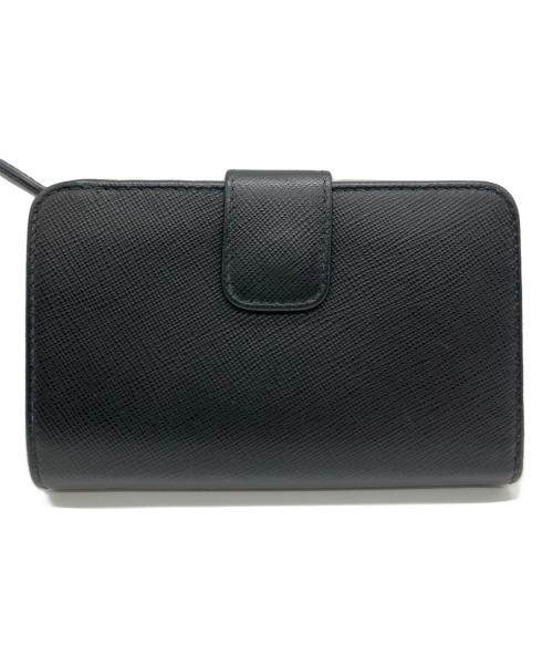 PRADA（プラダ）PRADA (プラダ) SAFFIANO METAL ブラック 1ML225  ブラックの古着・服飾アイテム