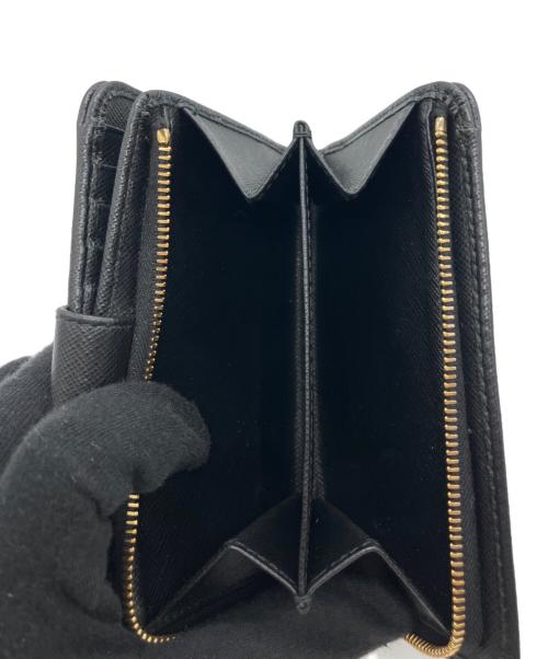 PRADA（プラダ）PRADA (プラダ) SAFFIANO METAL ブラック 1ML225  ブラックの古着・服飾アイテム