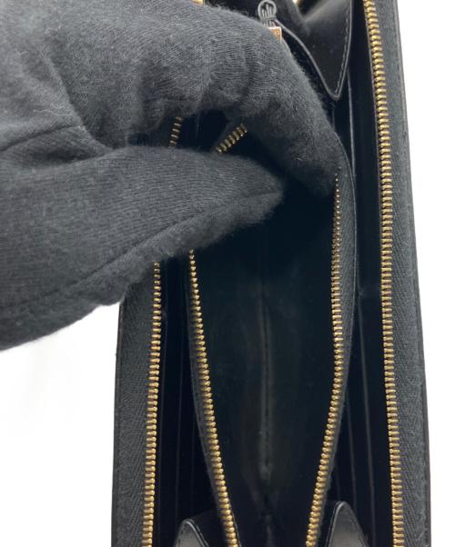 CELINE（セリーヌ）CELINE (セリーヌ) ラージ ジップドウォレット ブラックの古着・服飾アイテム