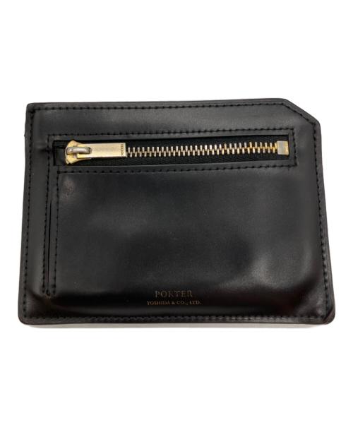 PORTER（ポーター）PORTER (ポーター) コンパクトウォレット　BILL CORDVAN ブラックの古着・服飾アイテム
