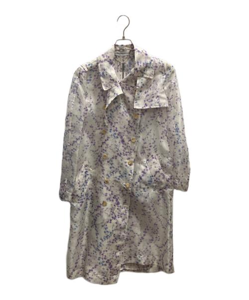 MaxMara（マックスマーラ）MaxMara (マックスマーラ) シアートレンチコート ホワイト サイズ:36の古着・服飾アイテム