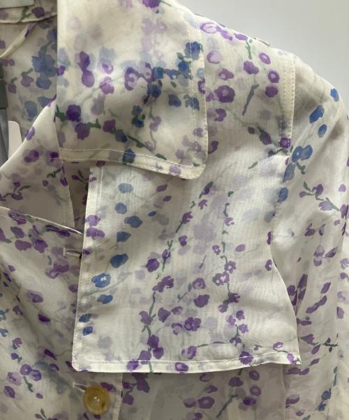 MaxMara（マックスマーラ）MaxMara (マックスマーラ) シアートレンチコート ホワイト サイズ:36の古着・服飾アイテム