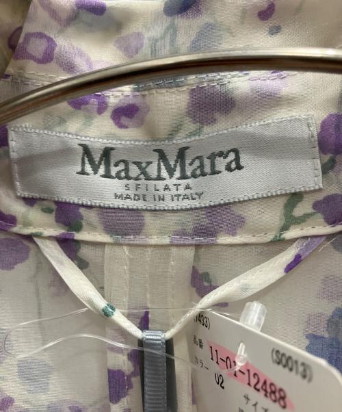 MaxMara（マックスマーラ）MaxMara (マックスマーラ) シアートレンチコート ホワイト サイズ:36の古着・服飾アイテム