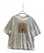 confectコンフェクト）の古着「天竺 ボタニカルプリント ビックTシャツ」｜ホワイト