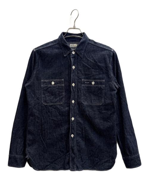 WAREHOUSE（ウエアハウス）WAREHOUSE (ウエアハウス) DUCK DIGGER　デニムシャツ インディゴ サイズ:Мの古着・服飾アイテム