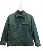 Abu Garciaアブガルシア）の古着「パデッドシャツアウター」｜グリーン