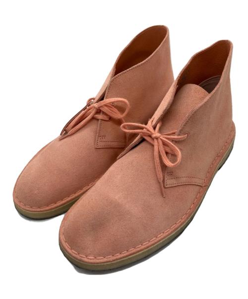 CLARKS ORIGINALS（クラークス オリジナルズ）CLARKS ORIGINALS (クラークス オリジナルズ) ワラビーブーツ ピンク サイズ:SIZE 27cmの古着・服飾アイテム