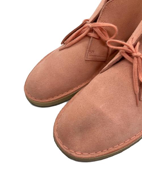 CLARKS ORIGINALS（クラークス オリジナルズ）CLARKS ORIGINALS (クラークス オリジナルズ) ワラビーブーツ ピンク サイズ:SIZE 27cmの古着・服飾アイテム