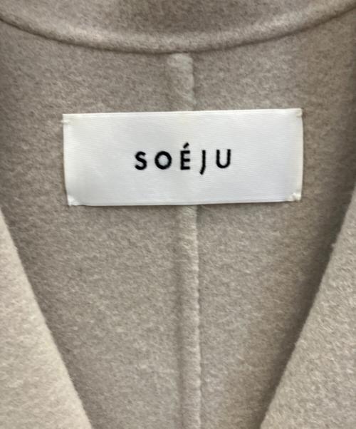 SOEJU（ソージュ）SOEJU (ソージュ) ウールリバーロングジレ ベージュ サイズ:不明の古着・服飾アイテム