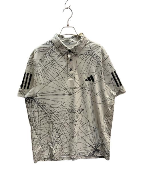 adidas（アディダス）adidas (アディダス) ゴルフウェア(トップス) グレー×ブラック サイズ:2XLの古着・服飾アイテム