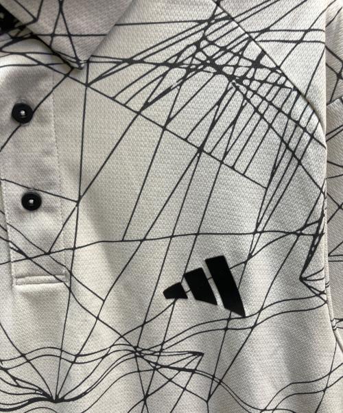 adidas（アディダス）adidas (アディダス) ゴルフウェア(トップス) グレー×ブラック サイズ:2XLの古着・服飾アイテム