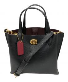 COACH（コーチ）の古着「トートバッグ ウィロウ 」｜ブラック