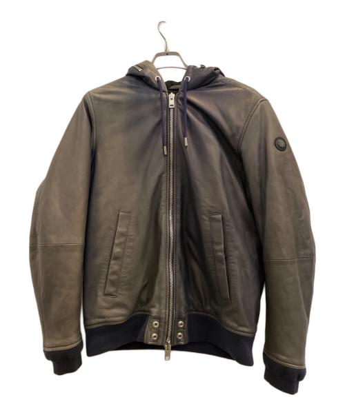 DIESEL（ディーゼル）DIESEL (ディーゼル) レザージャケット ブラック サイズ:Lの古着・服飾アイテム
