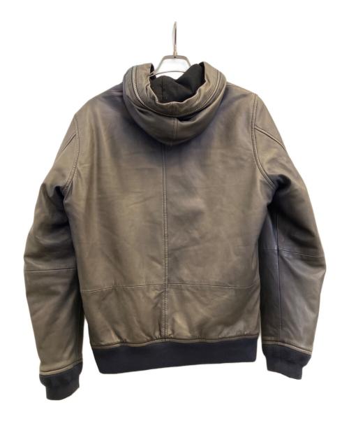 DIESEL（ディーゼル）DIESEL (ディーゼル) レザージャケット ブラック サイズ:Lの古着・服飾アイテム