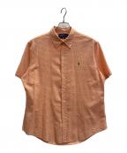 POLO RALPH LAURENポロ・ラルフローレン）の古着「カスタムフィット 半袖シャツ」｜ピンク