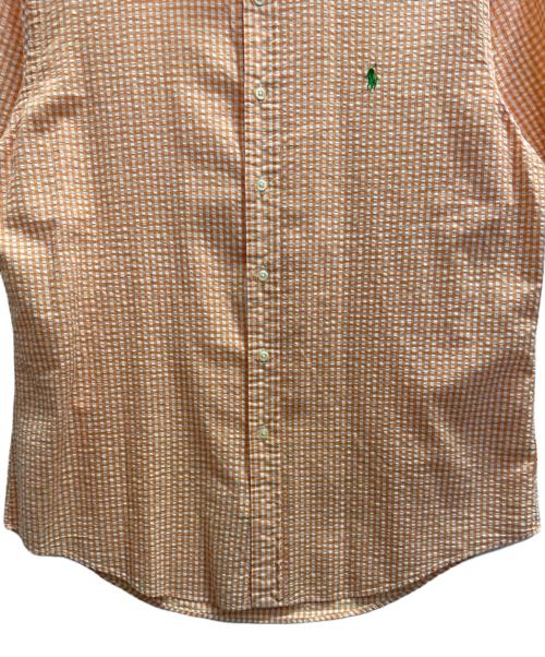 POLO RALPH LAUREN（ポロ・ラルフローレン）POLO RALPH LAUREN (ポロ・ラルフローレン) カスタムフィット 半袖シャツ ピンク サイズ:XLの古着・服飾アイテム