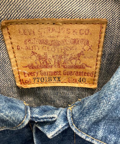 LEVI'S（リーバイス）LEVI'S (リーバイス) 90'sデニムジャケット　7701sxx ブルー サイズ:40の古着・服飾アイテム